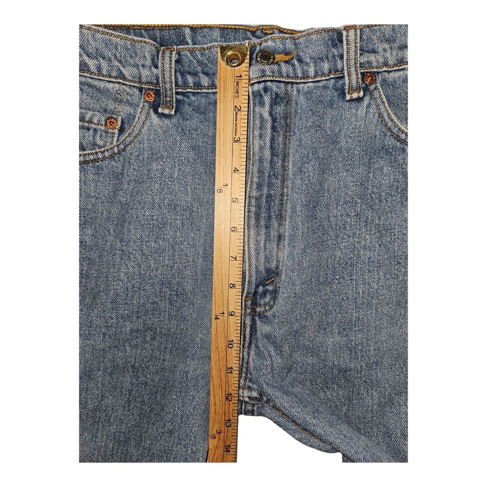 Vintage Levi's 505 Men's 36x30 Regular Fit Straight Leg Blue Denim 90's Grunge - Picture 5 of 10